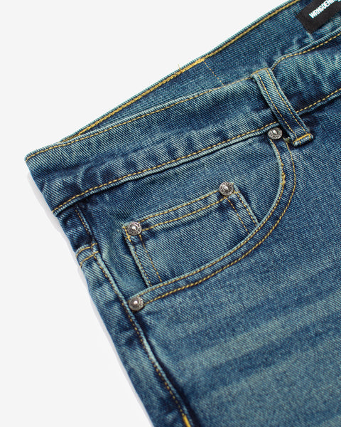 Warning Clothing - Denimes 2.61 Short Pants Mid Blue