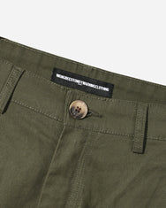 Warning Clothing - Decoton 2.437 - 2.440 Non Stretch Short Cargo Regular Fit | Black, Army, Mocca, Cream