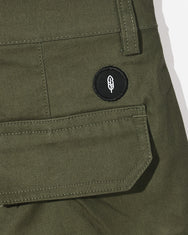 Warning Clothing - Decoton 2.437 - 2.440 Non Stretch Short Cargo Regular Fit | Black, Army, Mocca, Cream