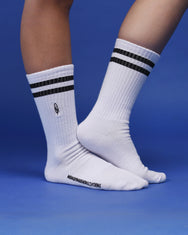 Warning Clothing - Twosteps Essential Socks | Black, Heather Grey, Off white, Cream