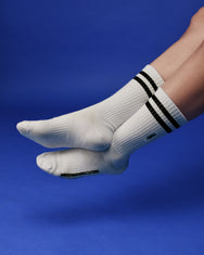 Warning Clothing - Twosteps Essential Socks | Black, Heather Grey, Off white, Cream