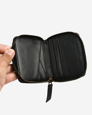 Warning Clothing - Koshka Zipper Card Holder Wallet Black
