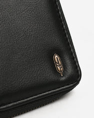 Warning Clothing - Koshka Zipper Card Holder Wallet Black