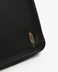 Warning Clothing - Vault Zip Black, Dark Brown | Zipper Keychain Wallet