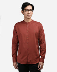 Warning Heap 2 Mandarin Collar Shirt