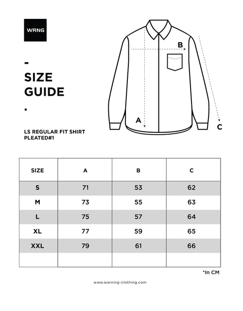 Warning Pleated 1 Basic Shirt