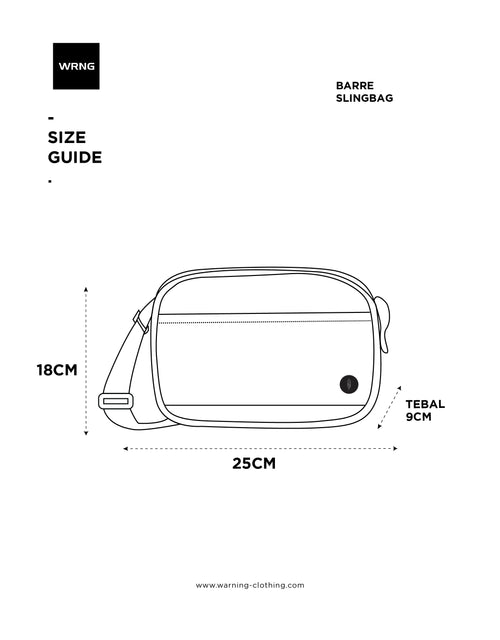 Warning Clothing - Barre 14 Sling Bag