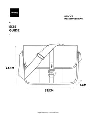 Warning Bescht 2 Messenger Bag