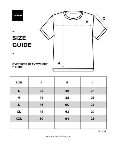 Warning Elridge 4 Oversize Tees