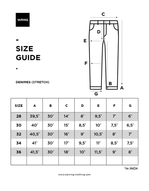 Warning Denimes 1.402 Pants