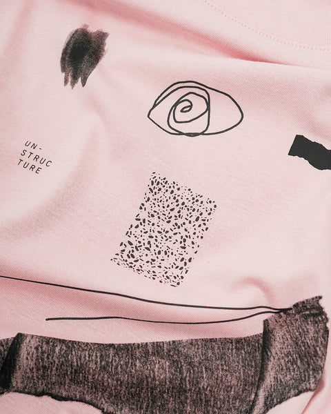 Warning Unstructure 2 Oversize Tees