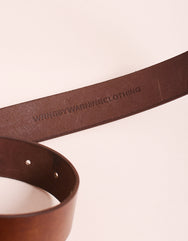 Warning Rationale 2 Leather Belt